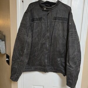 Harley Davidson Jacket Mens 2XL Black Motorcycle Biker Bikecore Bikelife Outdoor